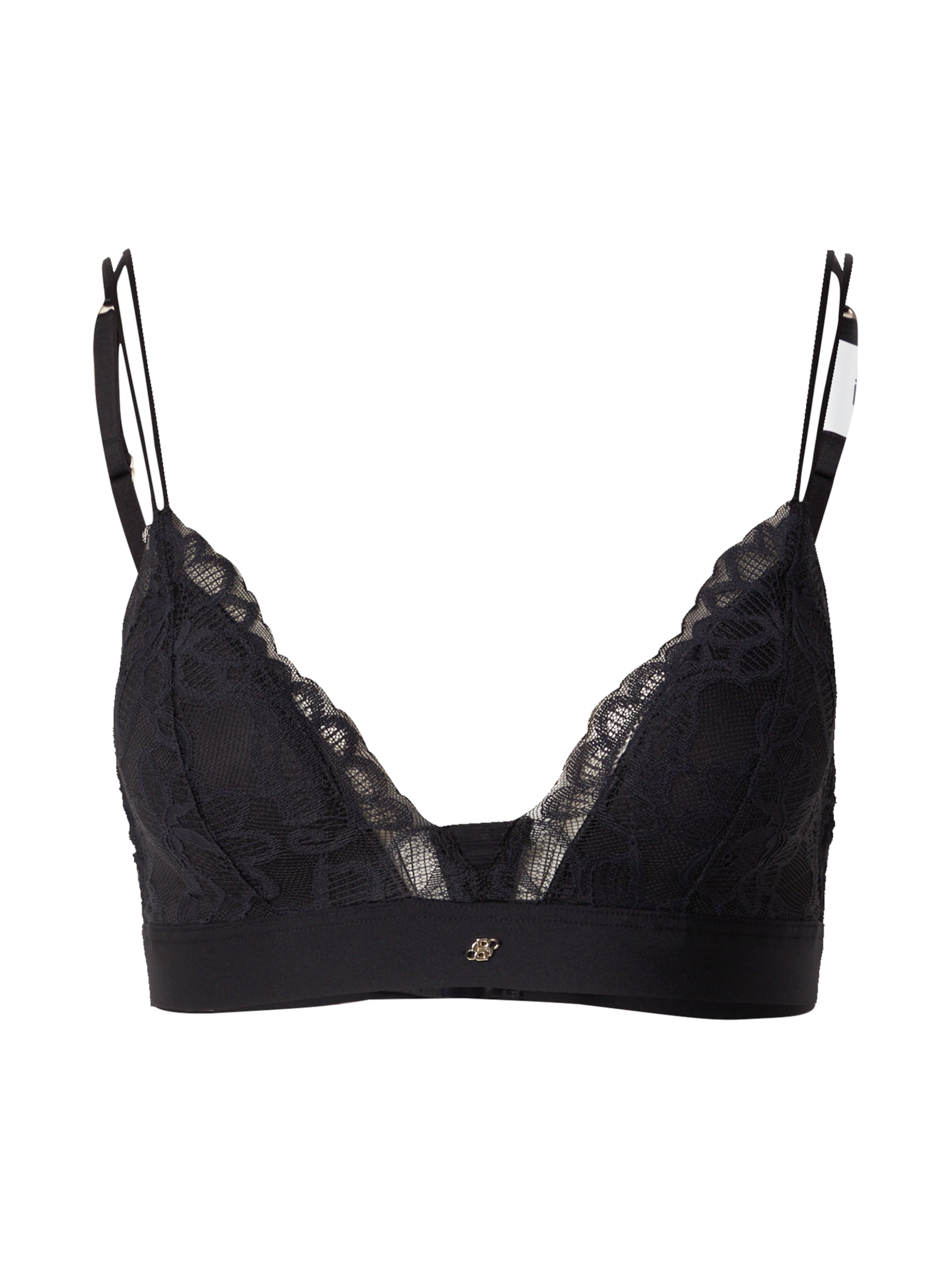 BOSS Треугольник Бюстгальтер в Черный: спереди