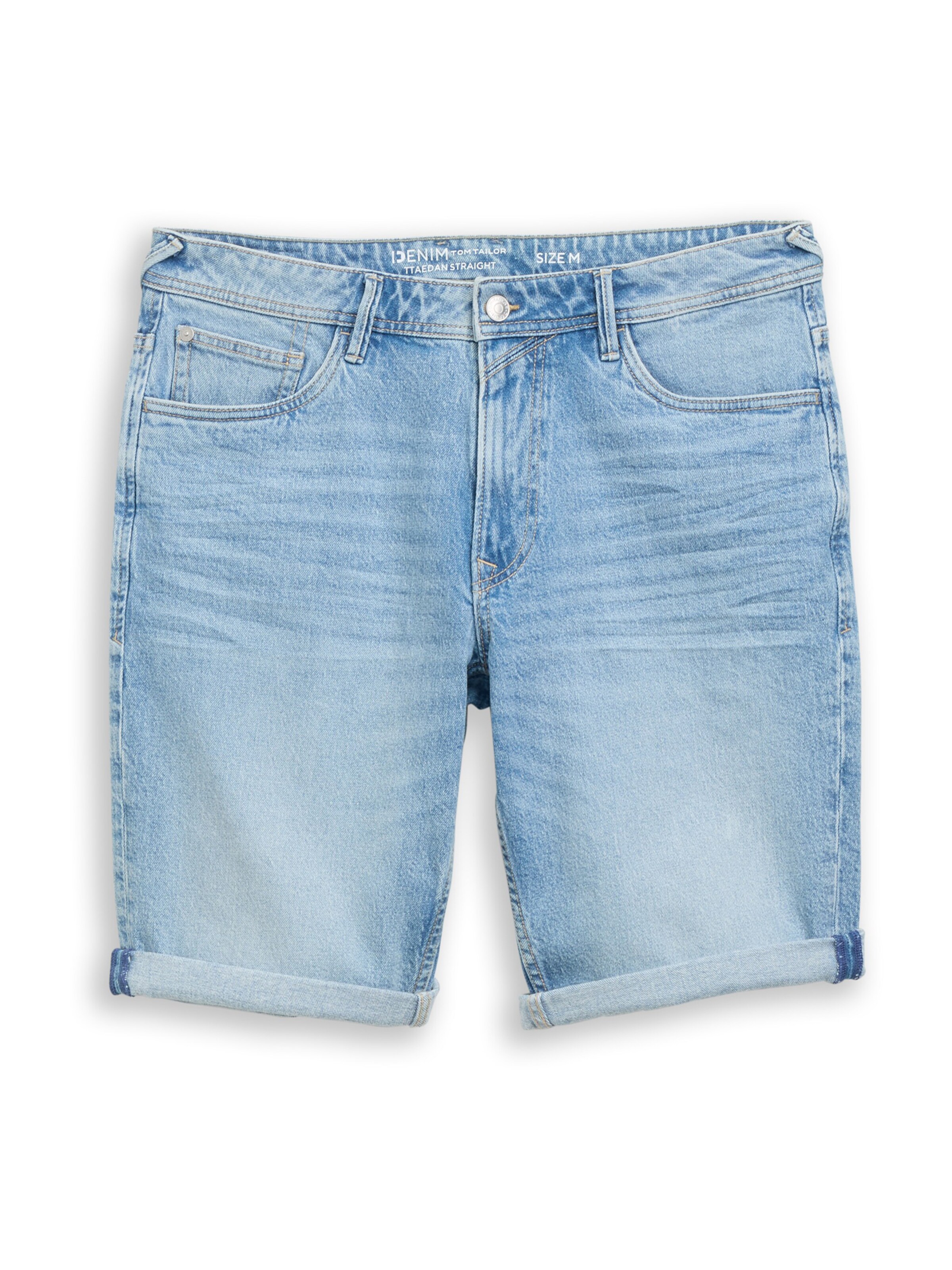 Jeans 'AEDAN' de la TOM TAILOR DENIM pe albastru: față