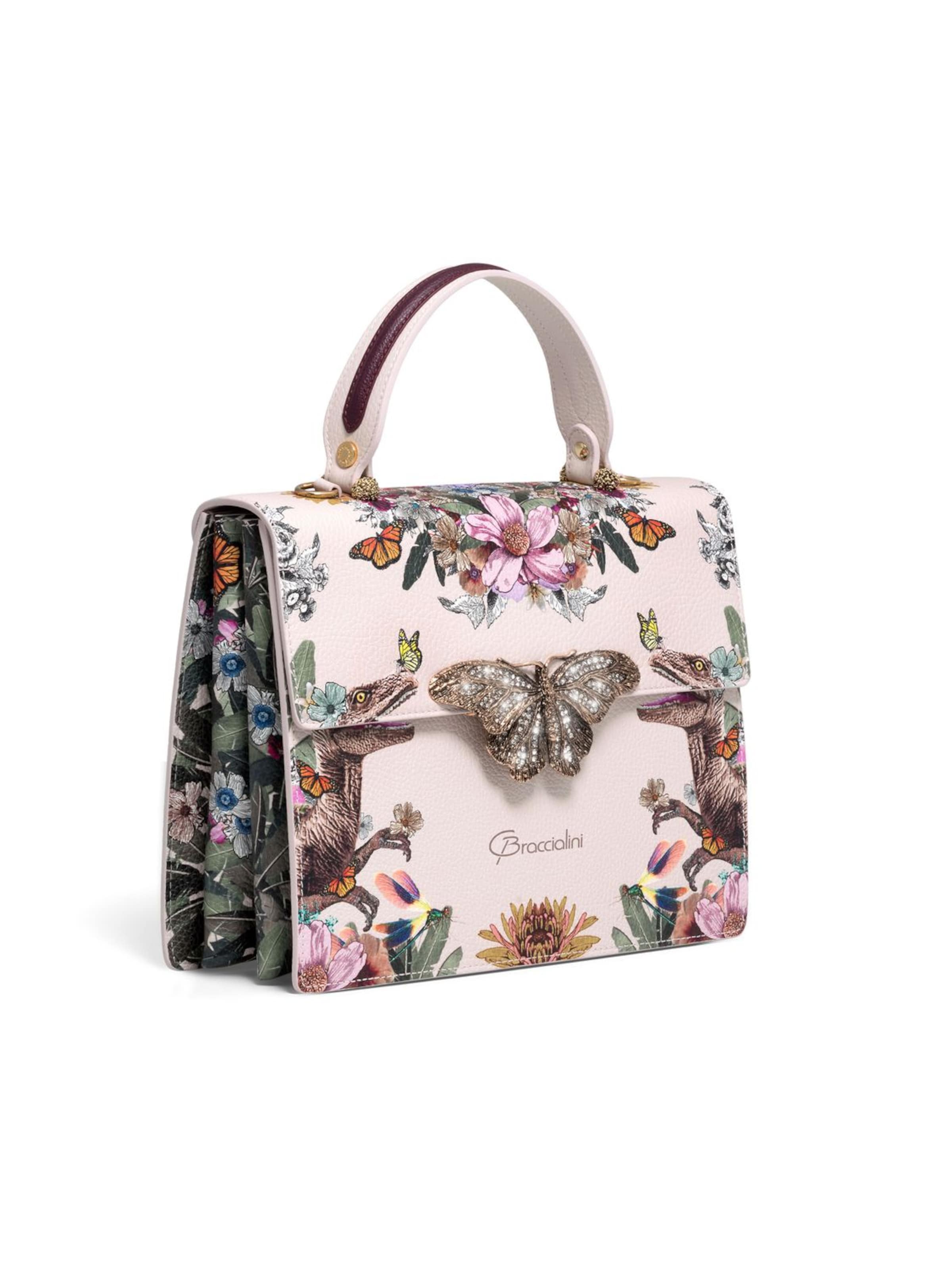 Borsa a mano 'Audrey Dino' di Braccialini in rosa