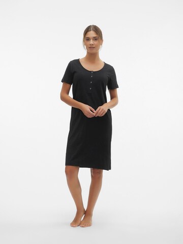 Chemise de nuit 'MLMIRA' MAMALICIOUS en noir