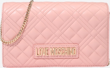 Love Moschino Listová kabelka - ružová: predná strana