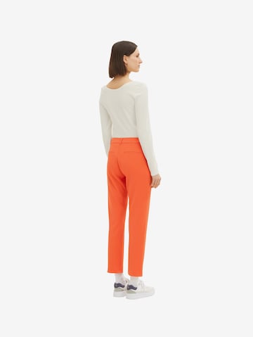 Regular Pantalon chino 'Mia' TOM TAILOR en orange