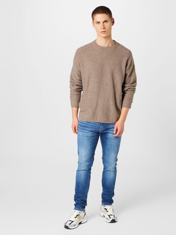 Hailys Men Sweater 'Carson' in Brown