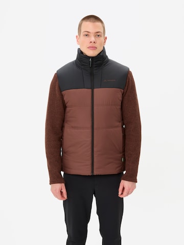 VAUDE Sportbodywarmer 'Neyland II' in Bruin: voorkant