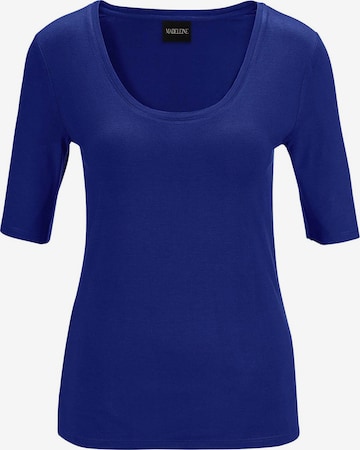 T-shirt MADELEINE en bleu : devant