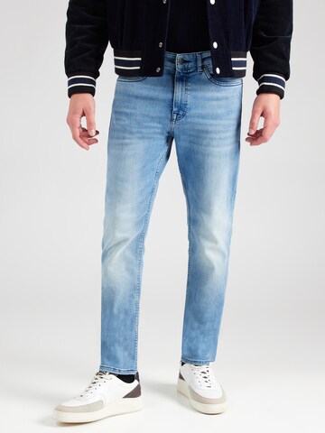BOSS - Slimfit Calças de ganga 'DELAWARE' em azul: frente