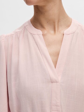 SELECTED FEMME Shirt dress 'Viva' in Pink