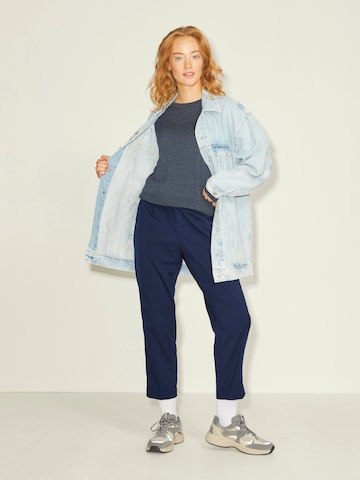 JJXX Regular Pleat-Front Pants 'Chloe' in Blue