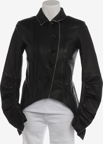 High Use Lederjacke Ledermantel XS in Schwarz ABOUT YOU