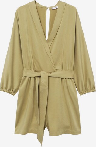 MANGO Jumpsuit 'Hanoi' in Groen: voorkant