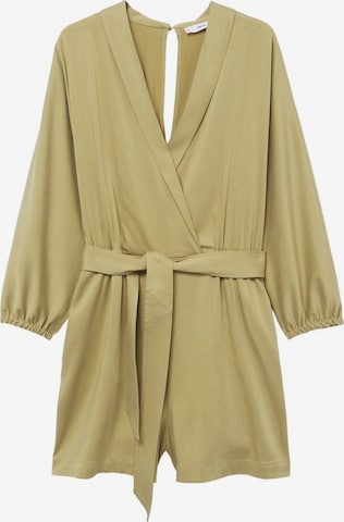 MANGO Jumpsuit 'Hanoi' in Groen: voorkant