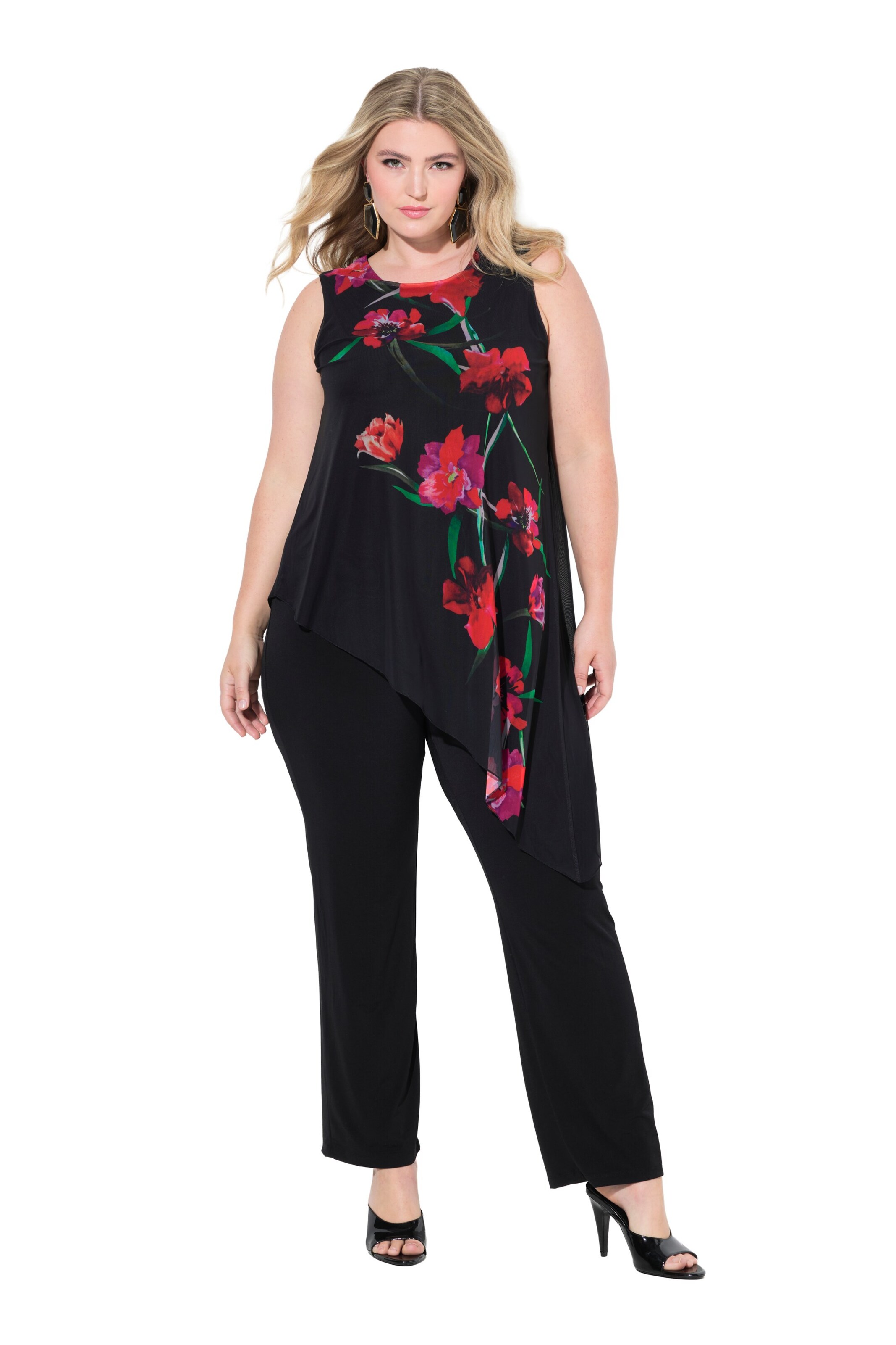 MIAMODA Jumpsuit in Red: front