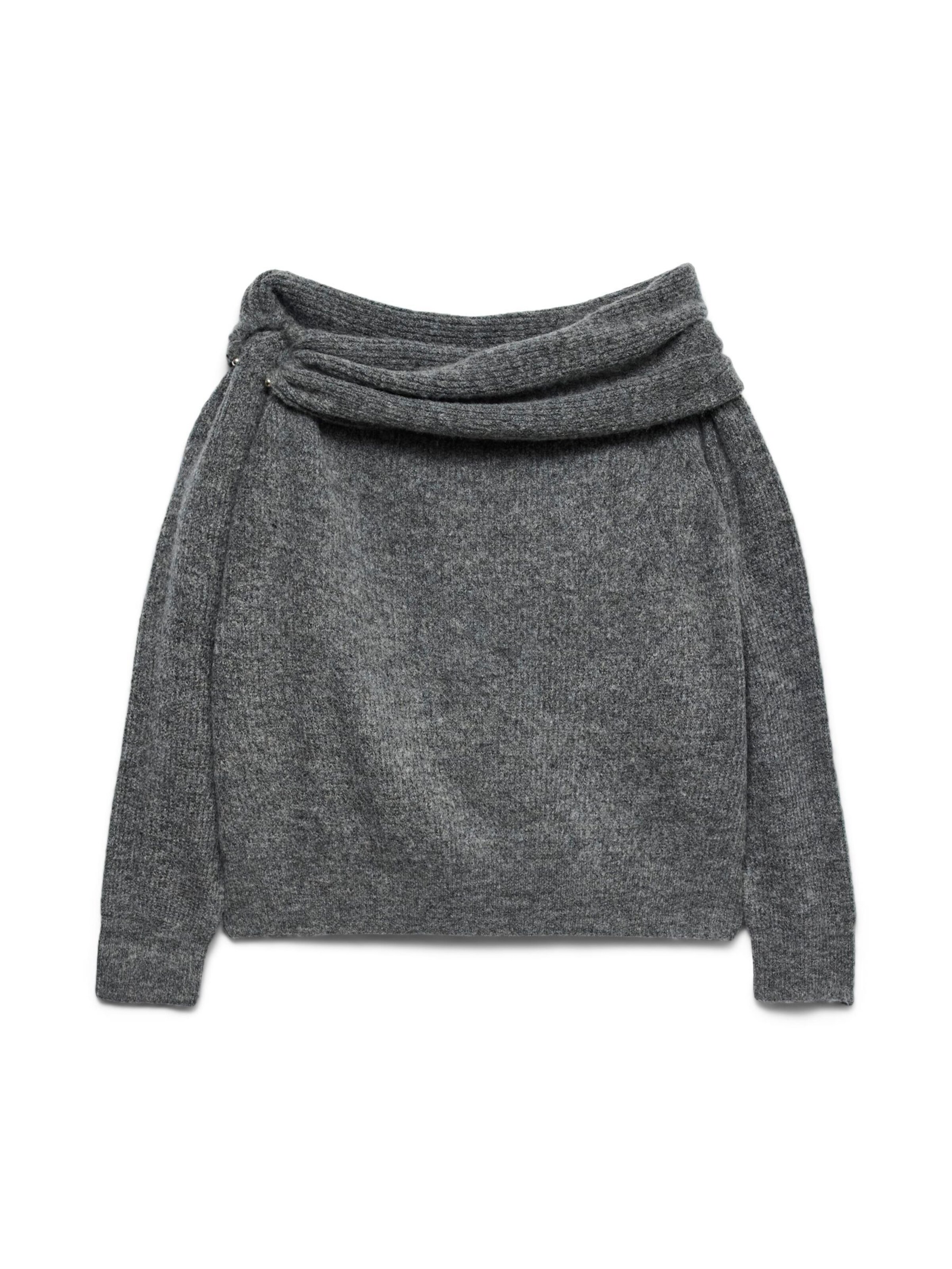 Pull-over 'VMLovely' VERO MODA en gris : devant