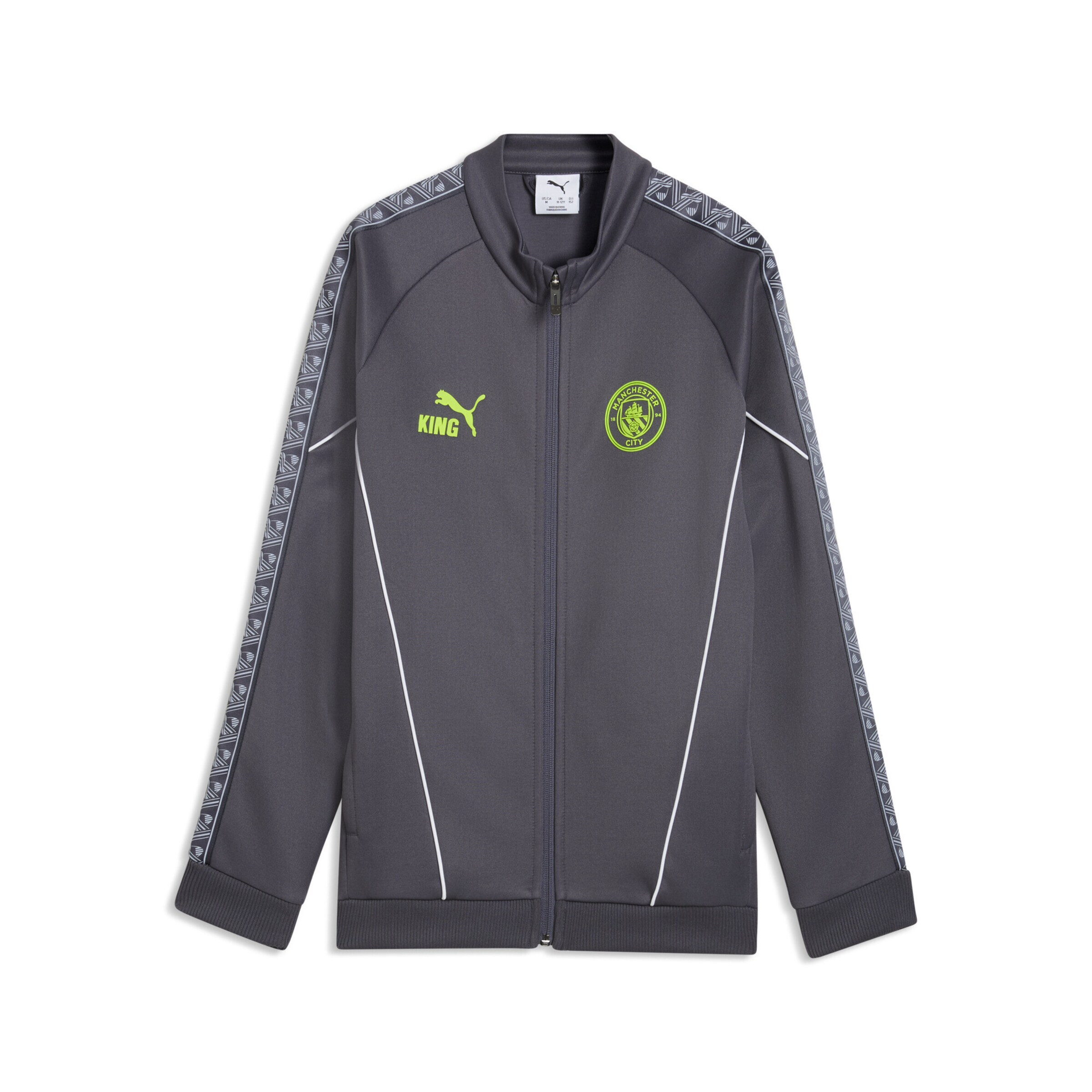 Veste de sport 'Manchester City King Anthem' PUMA en gris : devant