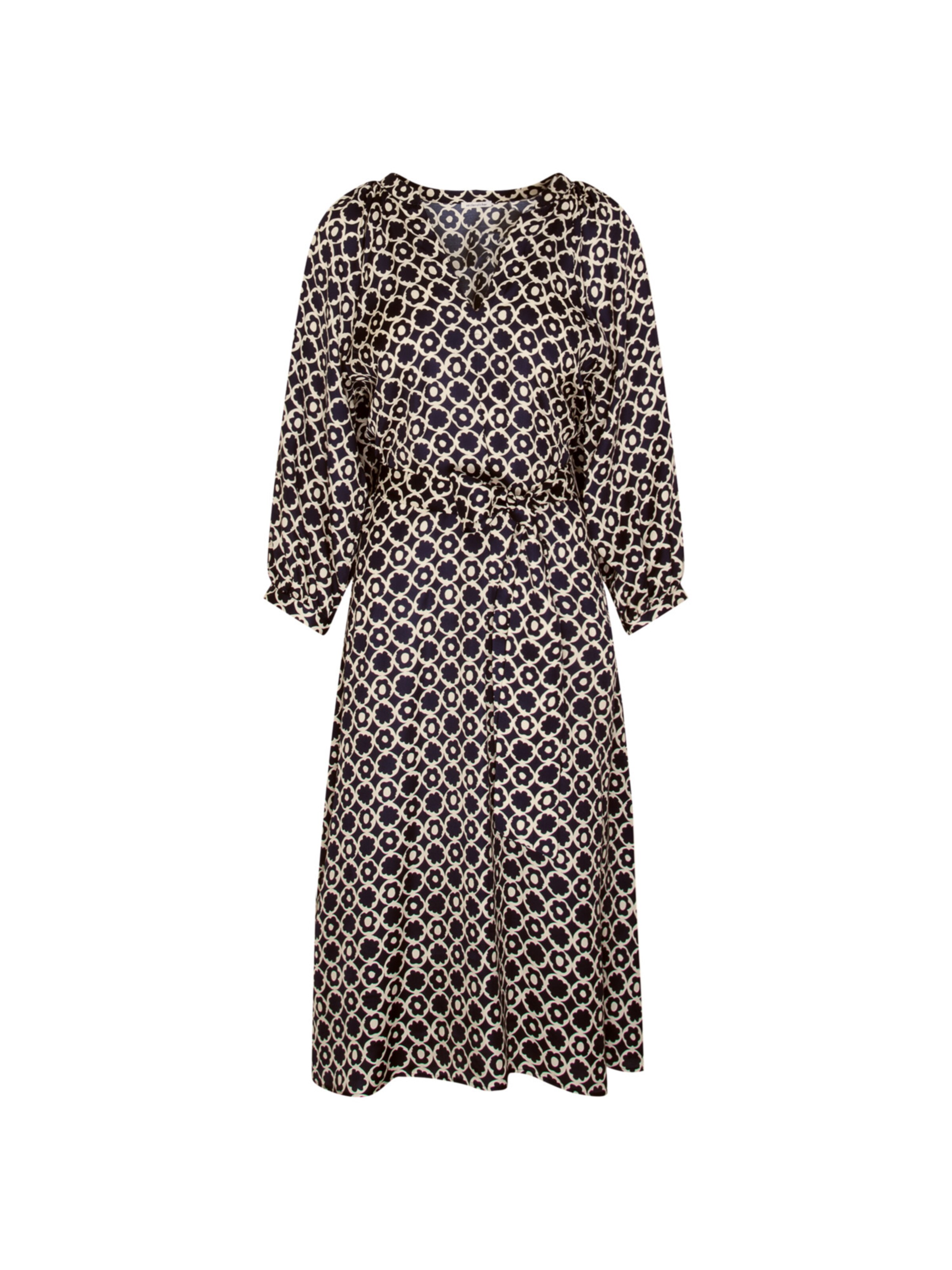 Robe ' Schwarze Rose ' SEIDENSTICKER en bleu : devant