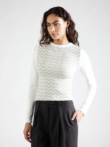 Pull-over Karen Millen en or : devant