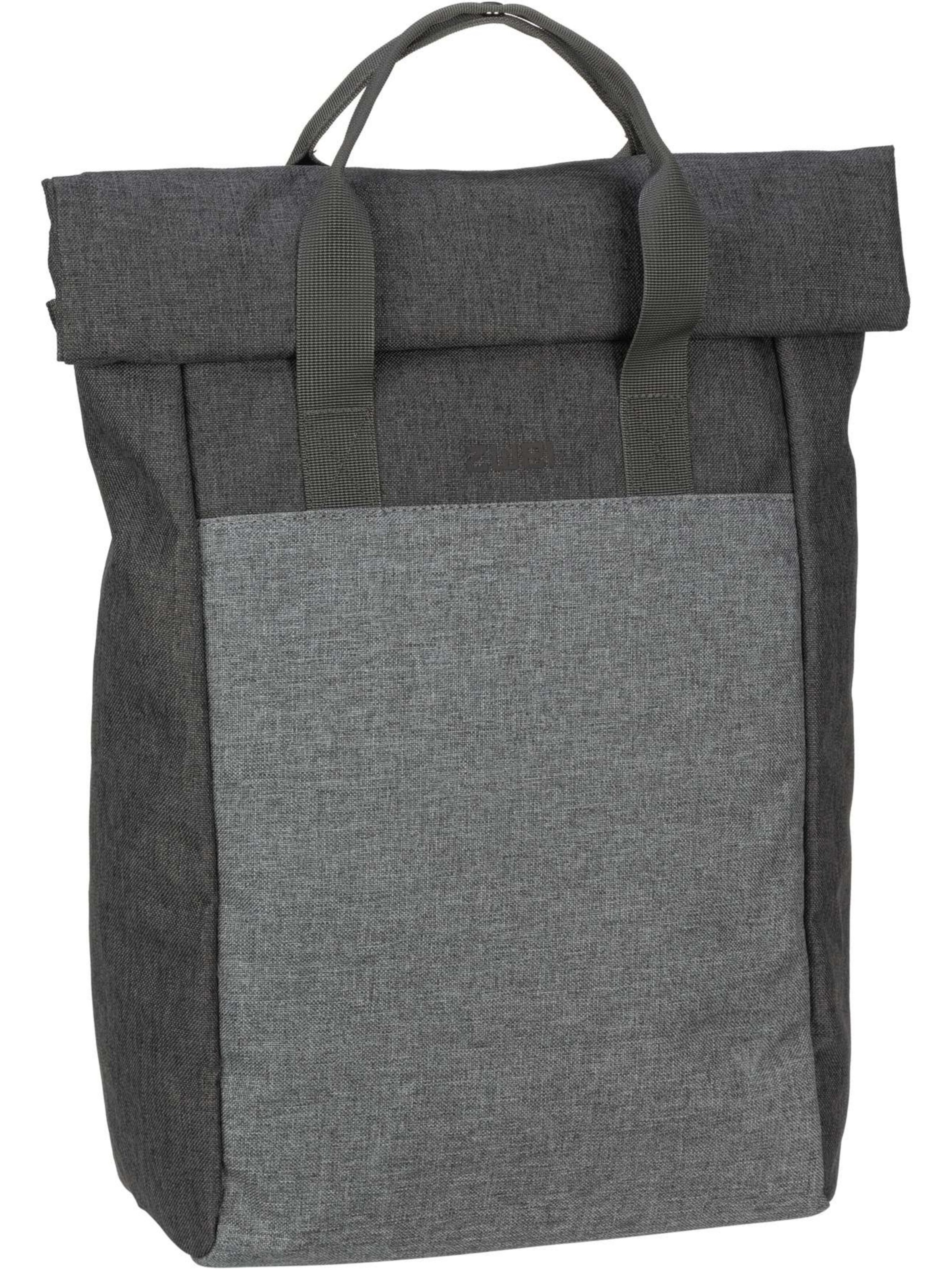ZWEI Rucksack 'Benno' in Grau: Vorderseite