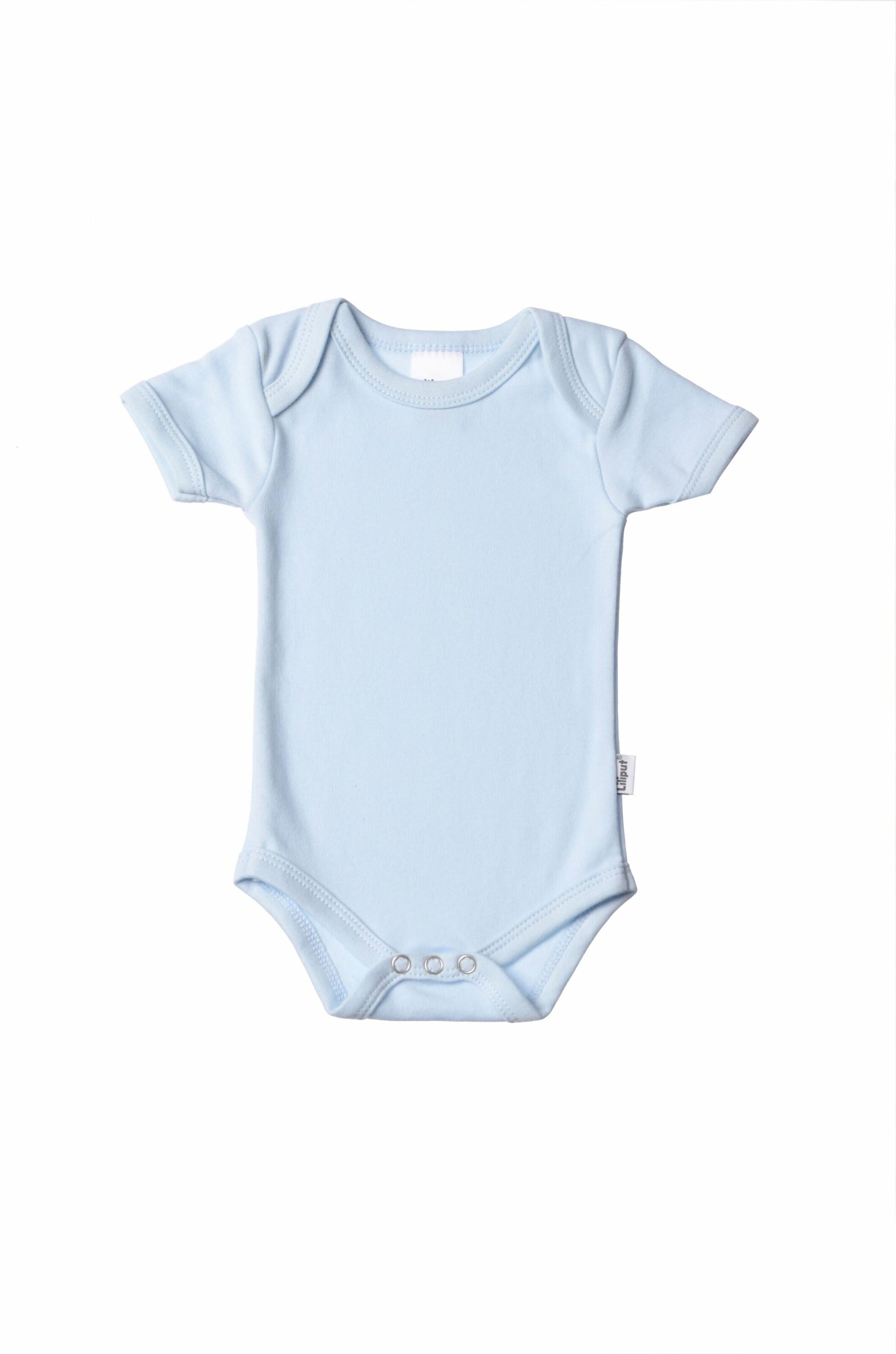LILIPUT Kurzarmbody, hellblau in Blau: Vorderseite