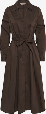 Robe-chemise 'Elna' CULTURE en marron : devant