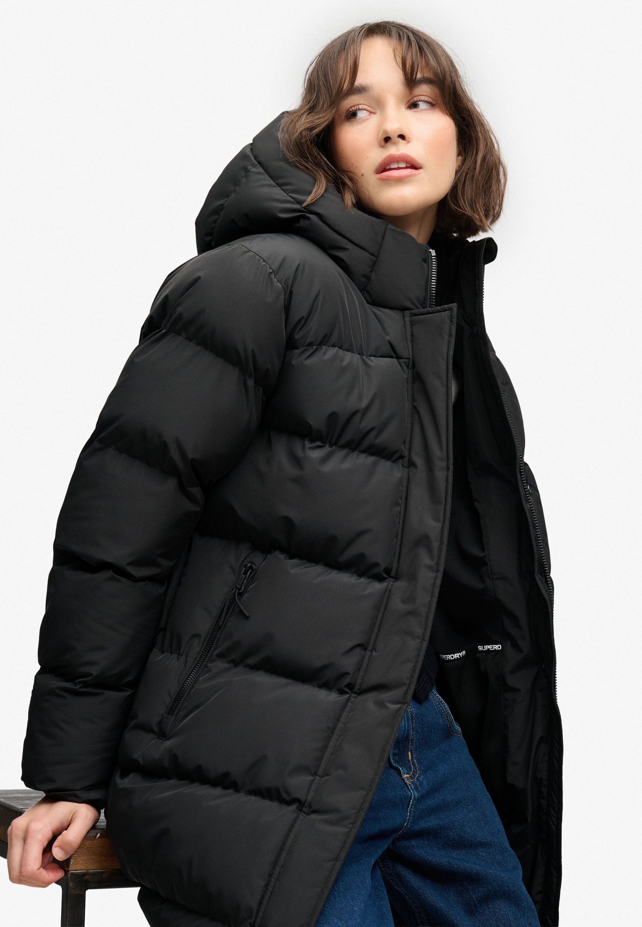 Superdry & Co Winter Jacket in Black