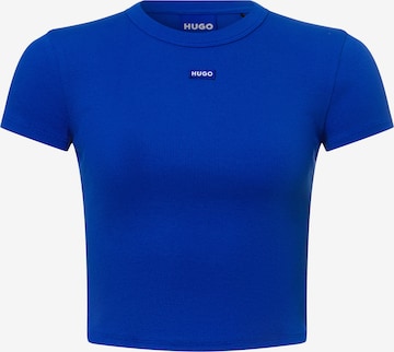 T-shirt ' Baby Tee_B ' HUGO en bleu : devant