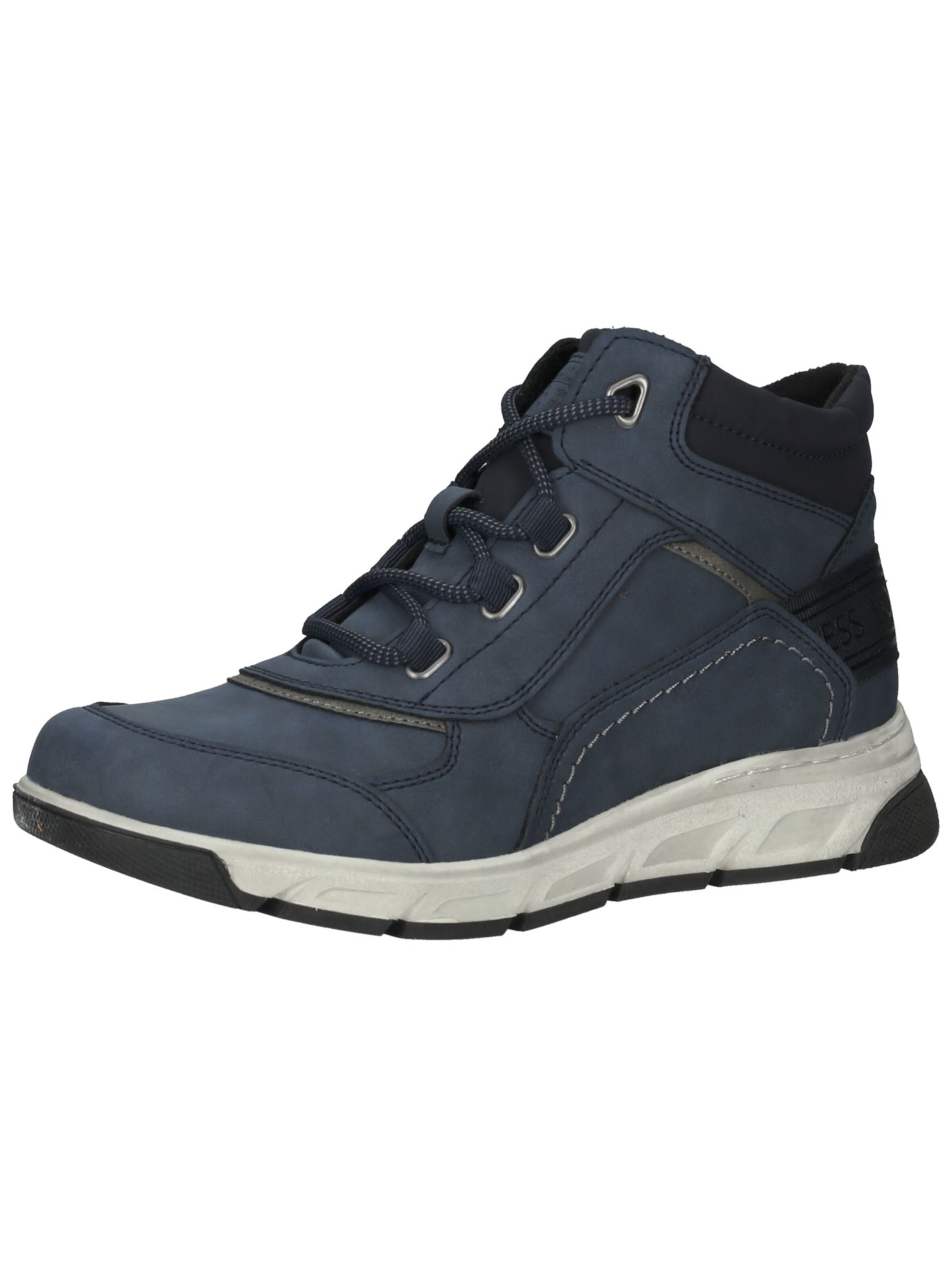 Bama High-Top Sneakers in Blue: front