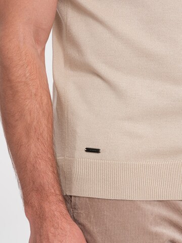 Ombre Shirt in Beige