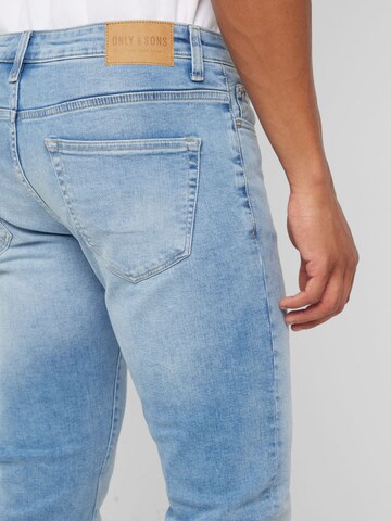 Only & Sons Slimfit Jeans 'LOOM' in Blau