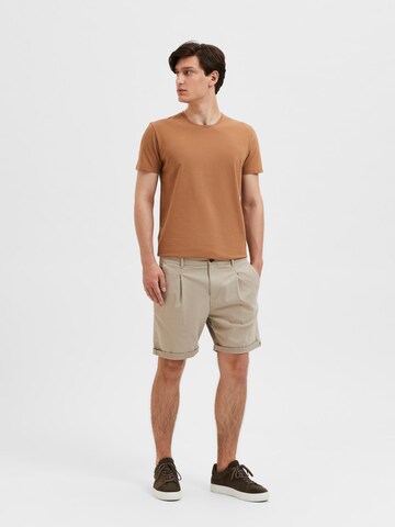 Regular Pantalon chino 'Gabriel' SELECTED HOMME en beige