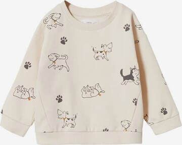 MANGO KIDS Sweatshirt 'dogs' in Beige: front