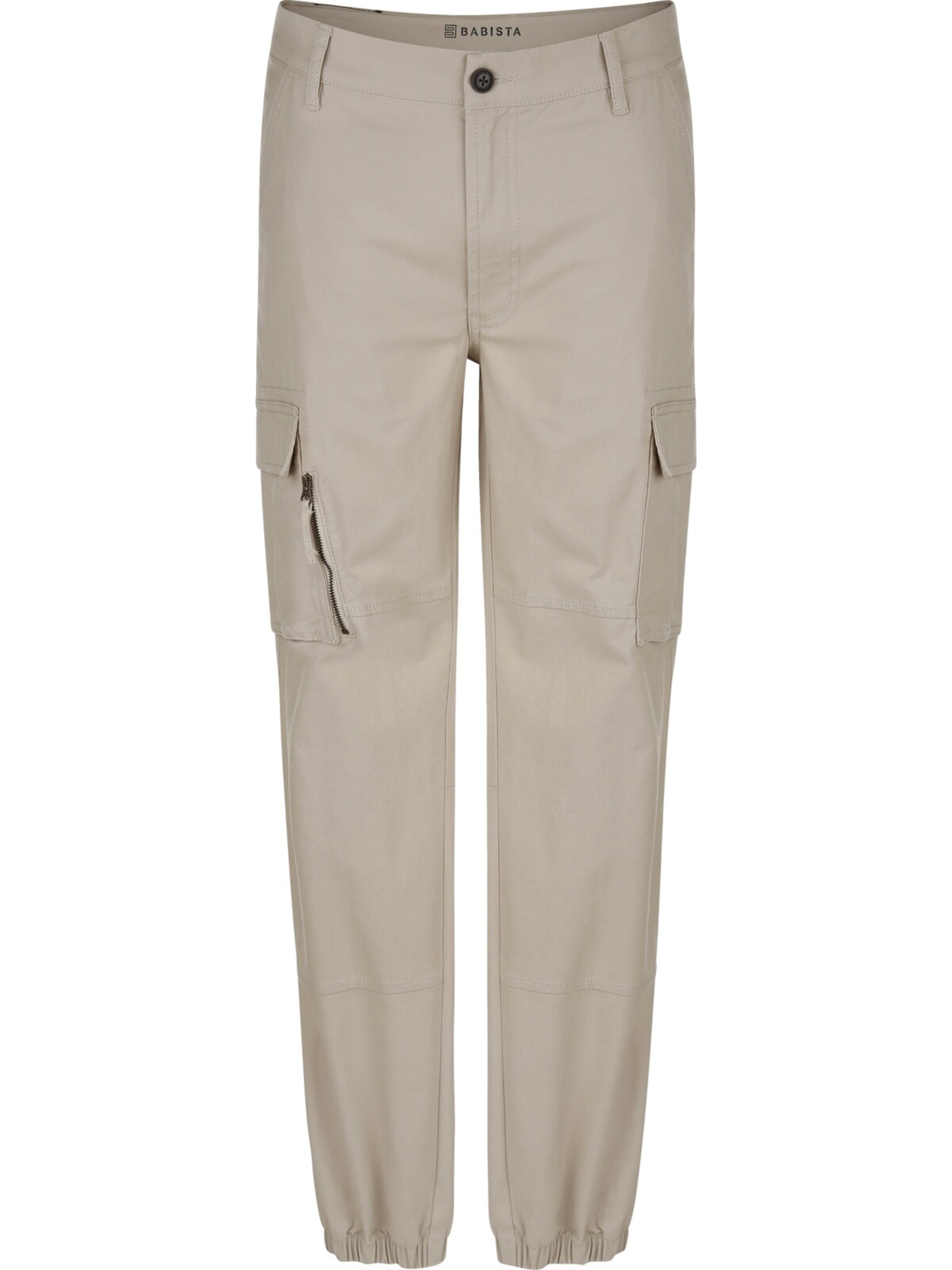 BABISTA Regular Cargo Pants ' Silvietto ' in Beige: front