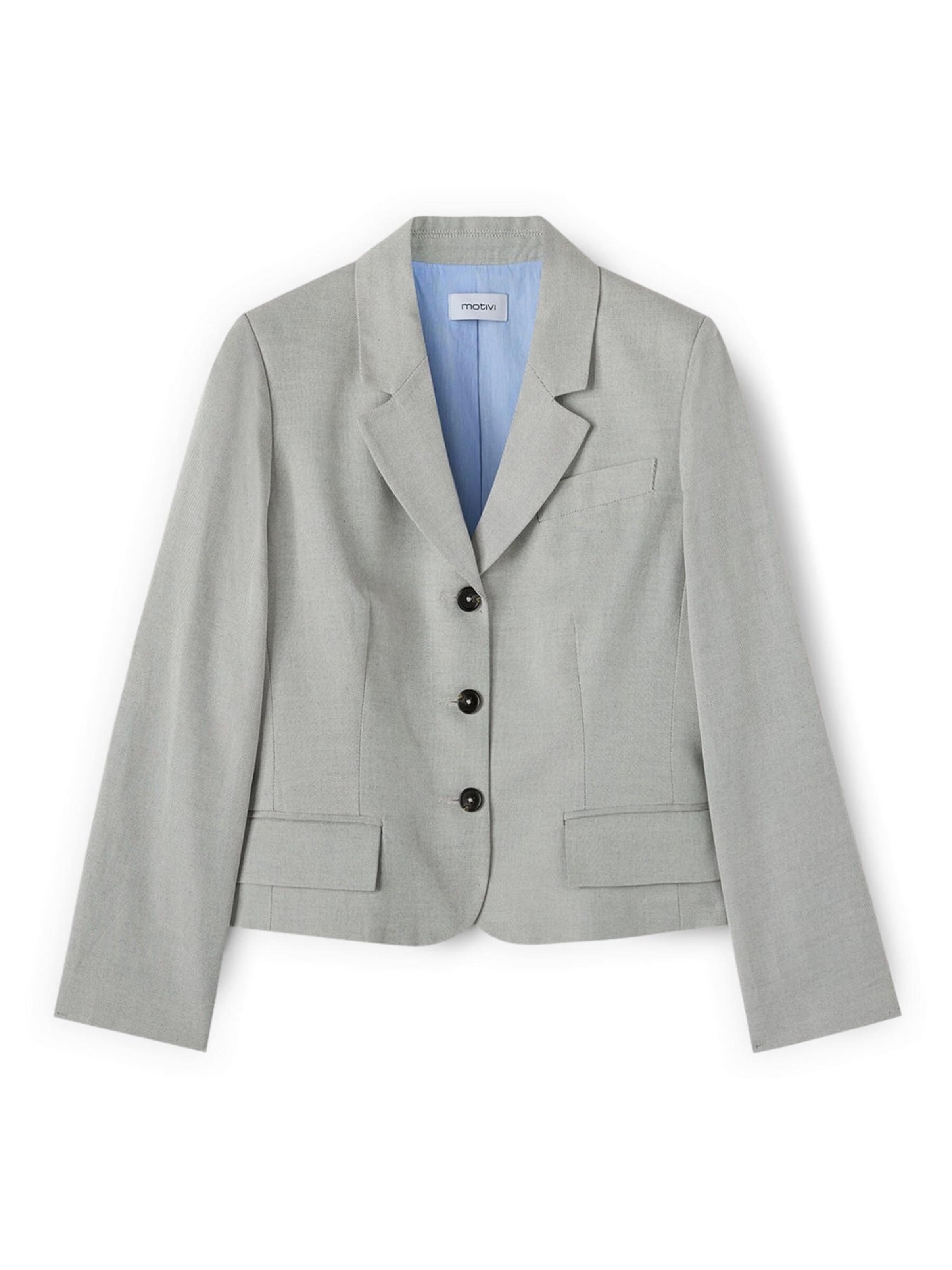 MOTIVI Blazers in Grijs: voorkant