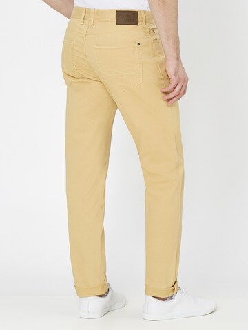 REDPOINT Slim fit Pants in Yellow