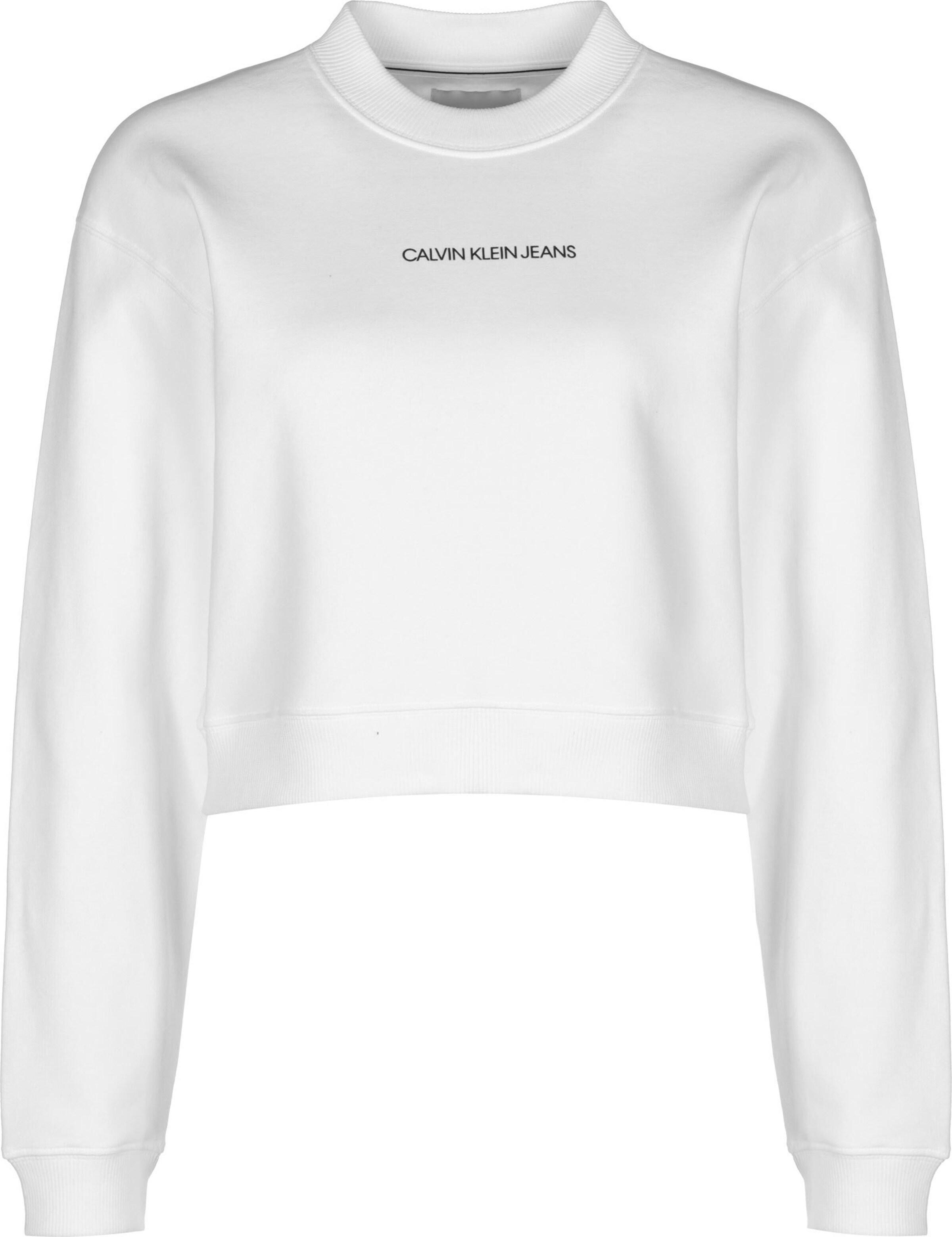 Sweats Sweat-shirt Calvin Klein Jeans en Blanc 