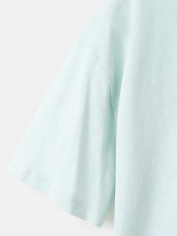 Tricou 'MINECLUB' de la MANGO KIDS pe albastru