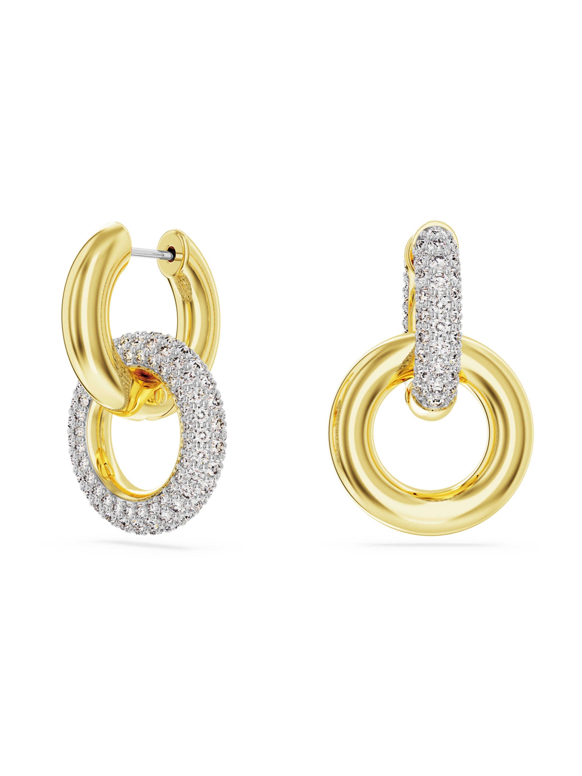 Swarovski Øreringe 'Dextera' i guld: forside