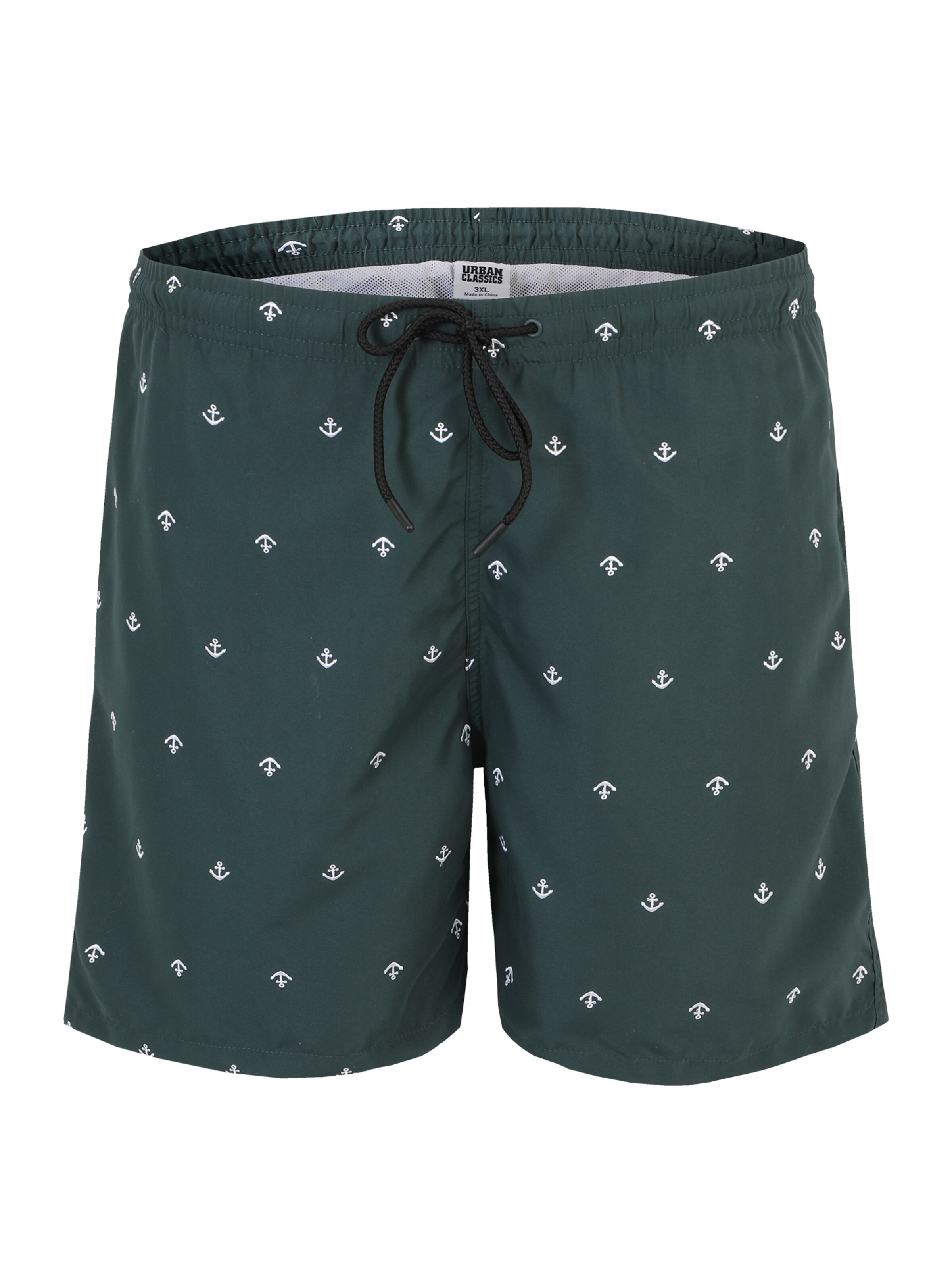 Urban Classics Плавательные шорты в Зеленый: спереди