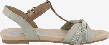 TOM TAILOR Strap Sandals in Green