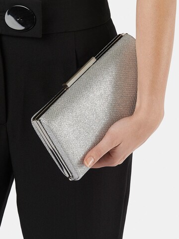 Dune LONDON Clutch 'BINITA' in Zilver