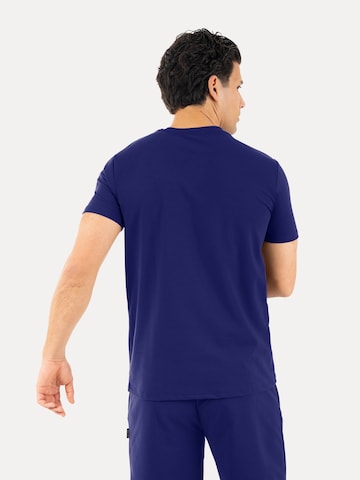Smilodox Shirt 'Micah' in Blauw