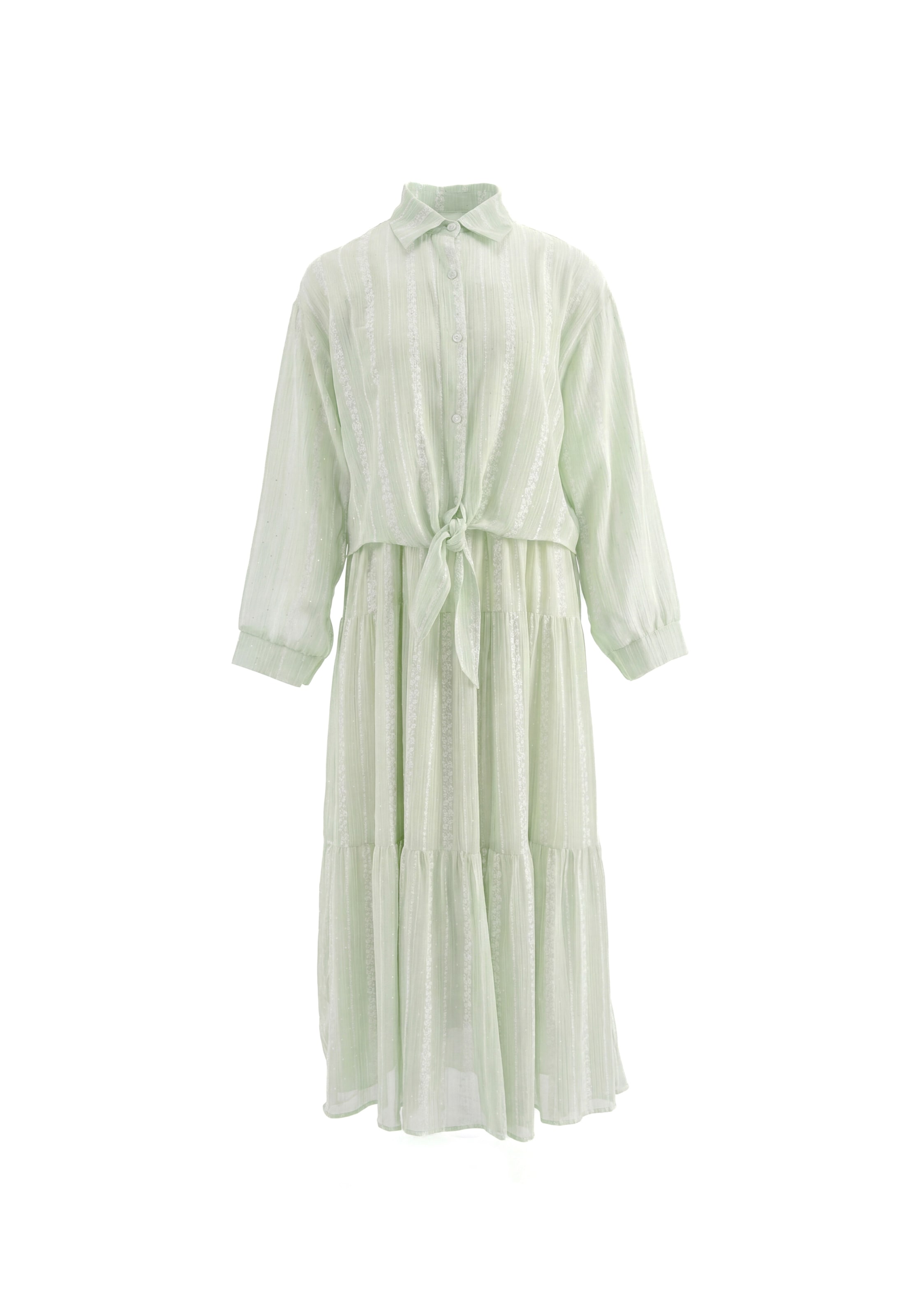 usha BLACK LABEL - Vestido em verde: frente