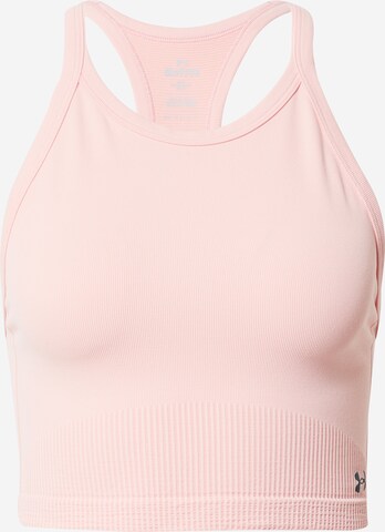 UNDER ARMOUR Sporttop in Pink: predná strana