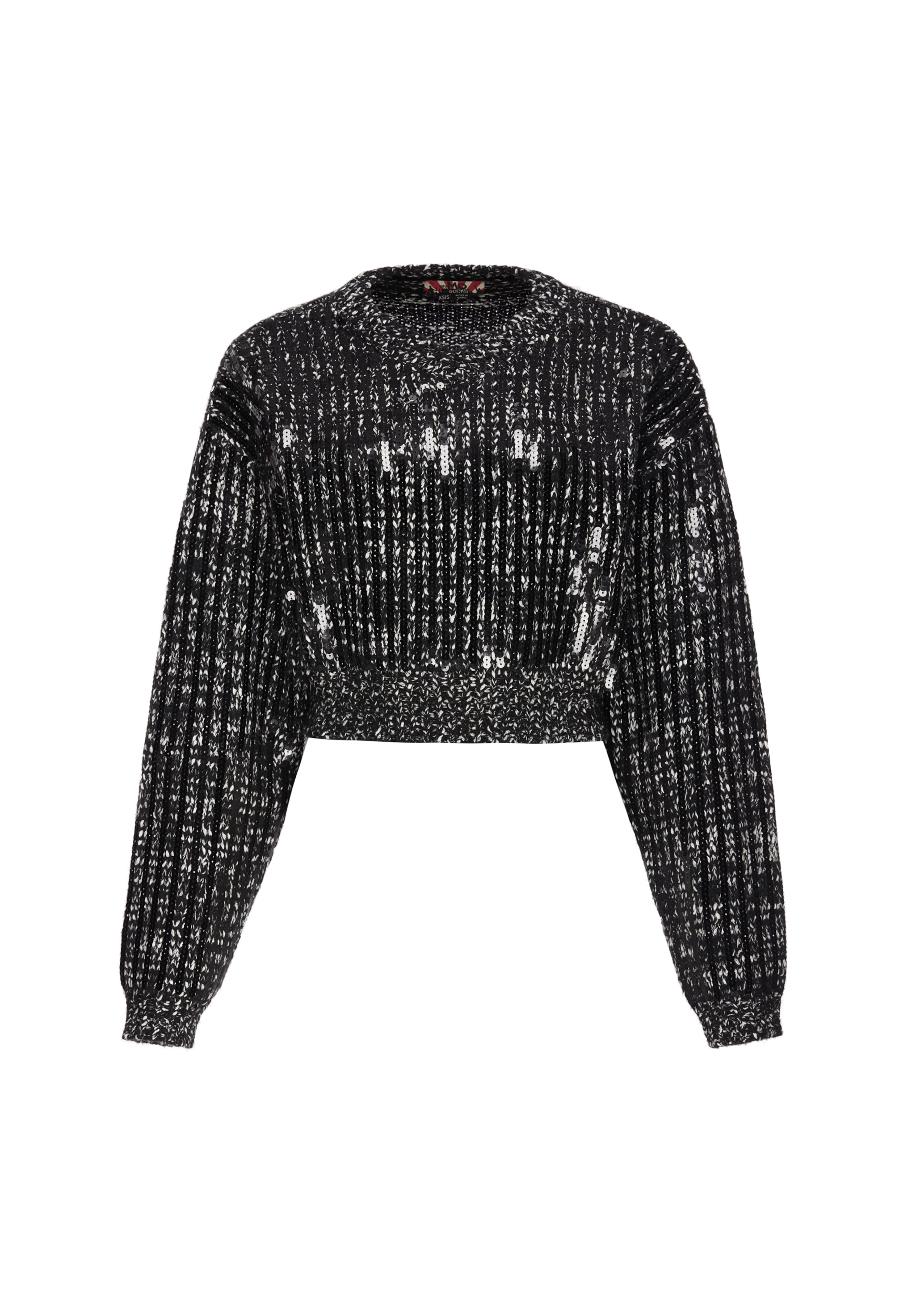 myMo ROCKS - Pullover em preto: frente