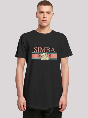 F4NT4STIC Shirt 'Disney König der Löwen Simba' in Black: front