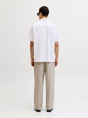 JACK & JONES Comfort fit Overhemd 'JPRBLAshawn' in Wit