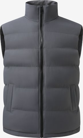 ALLTHEMEN Vest 'Wärmetrage' in Grey: front