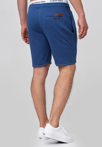 INDICODE JEANS Regular Shorts 'Aldrich' in Blau