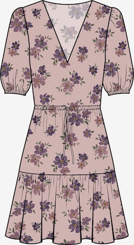Robe ' ' Apricot en rose : devant