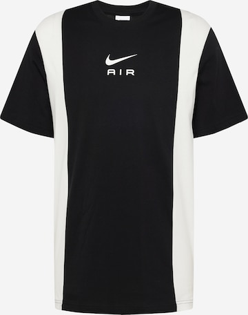 Nike Sportswear T-Shirt 'AIR' in Schwarz: predná strana