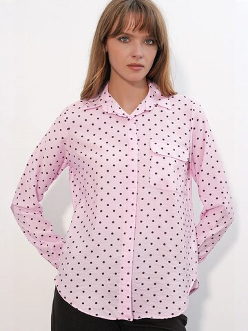 Chemisier Bigdart en rose : devant